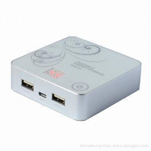 7,800mAh Power Bank/Square-shaped New Handy Battery Charge for Travel Use, with Digital Display